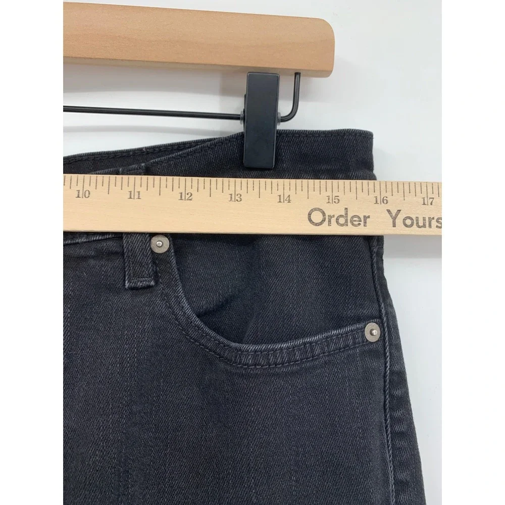 Levis 514 Jeans Mens 32x30 Black Straight Fit Stretch Cotton Denim Pants